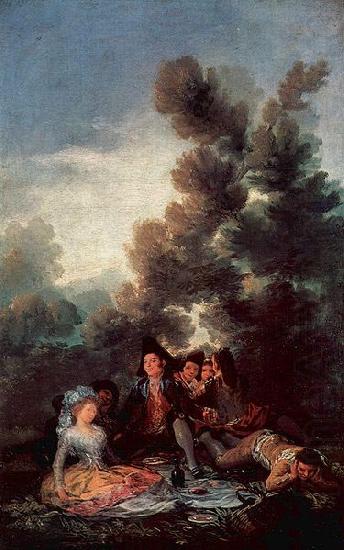 Vesper im Freien, Francisco de Goya